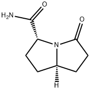 1H-Pyrrolizine-3-carboxamide,hexahydro-5-oxo-,(3R-cis)-(9CI) Struktur