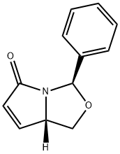 [S]-3-Phenyl-1,7a-dihydro-pyrrolo[1,2-c]oxazol-5-one Struktur