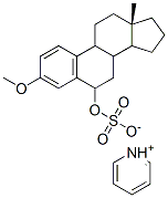 pyridinium 3-methoxyestra-1,3,5(10)-trien-6-yl sulfate Struktur