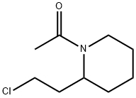 Ethanone,  1-[2-(2-chloroethyl)-1-piperidinyl]- Struktur