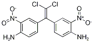 {4-[1-(4-amino-3-nitrophenyl)-2,2-dichlorovinyl]-2-nitrophenyl}amine Struktur