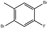 2,5-DIBROMO-4-FLUOROTOLUENE Struktur