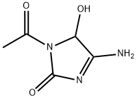 2H-Imidazol-2-one, 1-acetyl-4-amino-1,5-dihydro-5-hydroxy- (9CI) Struktur