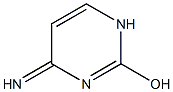 2-Pyrimidinol, 1,4-dihydro-4-imino-, (Z)- (9CI) Struktur