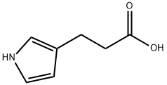 3-(PYRROL-3-YL)-PROPIONIC ACID
 Struktur