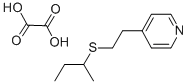 Pyridine, 4-(2-((1-methylpropyl)thio)ethyl)-, ethanedioate (1:1) Struktur