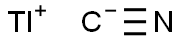 Thallium(I) cyanide. Struktur