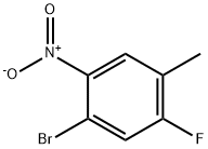 4-Bromo-2-fluoro-5-nitrotoluene Struktur