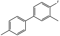 1-Fluoro-2-methyl-4-(4-methylphenyl)benzene Struktur