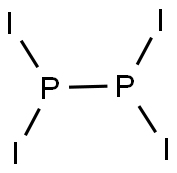 DIPHOSPHORUS TETRAIODIDE Struktur