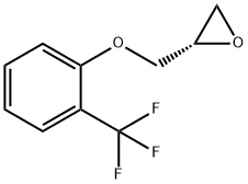 (S)-2-((2-(TRIFLUOROMETHYL)PHENOXY)METHYL)OXIRANE Struktur