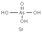 STRONTIUM ARSENATE Struktur