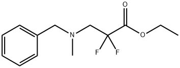 Ethyl 3-[Benzyl(Methyl)aMino]-2,2-difluoropropanoate Struktur