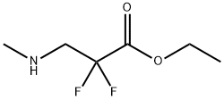 Ethyl 2,2-Difluoro-3-(MethylaMino)propanoate Struktur