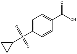 4-Cyclopropanesulfonyl-benzoic acid Struktur