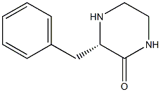 Piperazinone, 3-(phenylmethyl)-, (S)- (9CI) Struktur