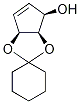 (1S,2S,3R)-1,2,3-Trihydroxy-4-cyclopropene 2,3-Cyclohexyl Ketal Struktur