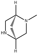 (1S,4S)-5-Methyl-2,5-diazabicyclo[2.2.1]heptane Struktur