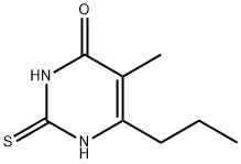 4-HYDROXY-5-METHYL-6-N-PROPYLPYRIMIDINE-2-THIOL Struktur