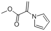 1H-Pyrrole-1-aceticacid,alpha-methylene-,methylester(9CI) Struktur