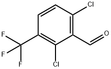 2,6-Dichloro-3-(trifluoromethyl)benzaldehyde Struktur