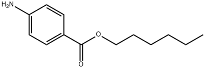 4-AMINO-BENZOIC ACID HEXYL ESTER Struktur