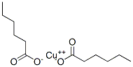 copper dihexanoate  Struktur