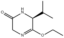 2(1H)-Pyrazinone,5-ethoxy-3,6-dihydro-6-(1-methylethyl)-,(S)-(9CI) Struktur