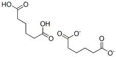 adipate-adipic acid Struktur