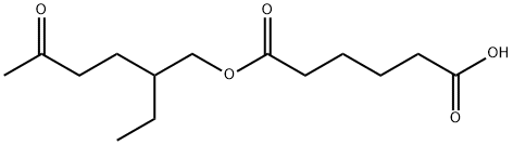 MONO-(2-ETHYL-5-OXOHEXYL)-ADIPATE Struktur