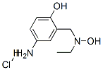 HYDROXYETHYLAMINOMETHYL-p-AMINOPHENOL HCL Struktur