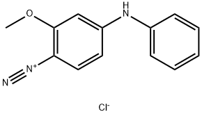 2-methoxy-4-(phenylamino)benzenediazonium chloride Struktur