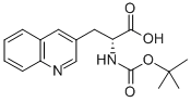 BOC-3-(3'-QUINOLYL)-D-ALANINE Struktur