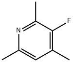 Pyridine, 3-fluoro-2,4,6-trimethyl- (9CI) Struktur