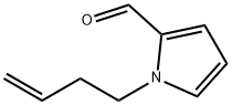 1H-Pyrrole-2-carboxaldehyde, 1-(3-butenyl)- (9CI) Struktur