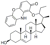 22-phenoxazonoxy-5-cholene-3 beta-ol Struktur