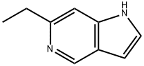 1H-Pyrrolo[3,2-c]pyridine, 6-ethyl- Struktur