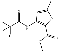 Methyl 5-Methyl-3-(2,2,2-trifluoro-acetylaMino)-thiophene-2-carboxylate Struktur