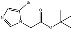 (5-BroMo-iMidazol-1-yl)-acetic acid tert-butyl ester Struktur