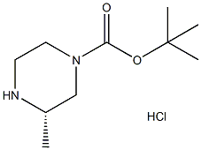 (S)-1-Boc-3-Methylpiperazine hydrochloride Struktur