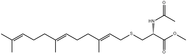 AC-CYS(FARNESYL)-OME Struktur