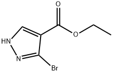 1-H-pyrazole-4-carboxylic acid,3-broMo,ethyl ester Structure