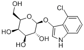 4-CHLORO-3-INDOLYL BETA-D-GALACTOPYRANOSIDE Struktur