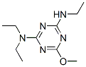 2-(Diethylamino)-4-(ethylamino)-6-methoxy-1,3,5-triazine Struktur