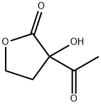 2(3H)-Furanone, 3-acetyldihydro-3-hydroxy- (9CI) Struktur