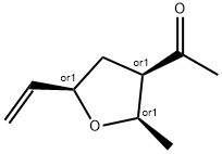 Ethanone, 1-(5-ethenyltetrahydro-2-methyl-3-furanyl)-, (2alpha,3alpha,5alpha)- (9CI) Struktur