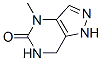 5H-Pyrazolo[4,3-d]pyrimidin-5-one,  1,4,6,7-tetrahydro-4-methyl- Struktur