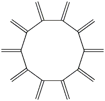 1,2,3,4,5,6,7,8,9,10-Deca(methylene)cyclodecane Struktur