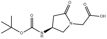 (S)-(4-N-BOC-AMINO-2-OXO-PYRROLIDIN-1-YL)-ACETIC ACID