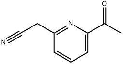 2-Pyridineacetonitrile, 6-acetyl- (9CI) Struktur